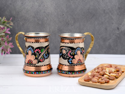 Kalaylı Kokteyl, Bira, Ayran Bardağı, 430 Ml, Renkli
