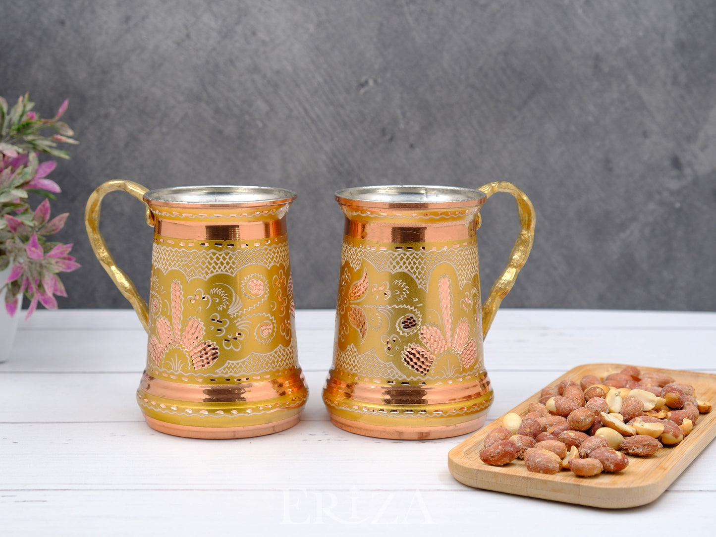 Kalaylı Kokteyl, Bira, Ayran Bardağı, 430 Ml, Altın