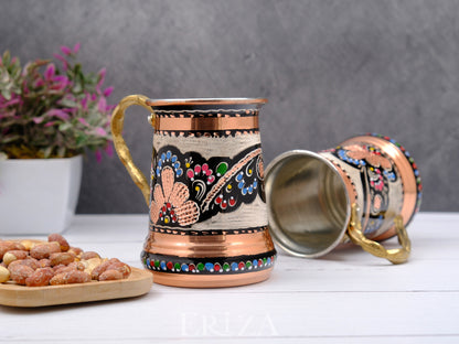 Kalaylı Kokteyl, Bira, Ayran Bardağı, 430 Ml, Renkli