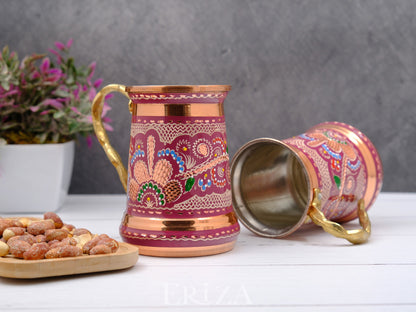 Kalaylı Kokteyl, Bira, Ayran Bardağı, 430 Ml, Lila