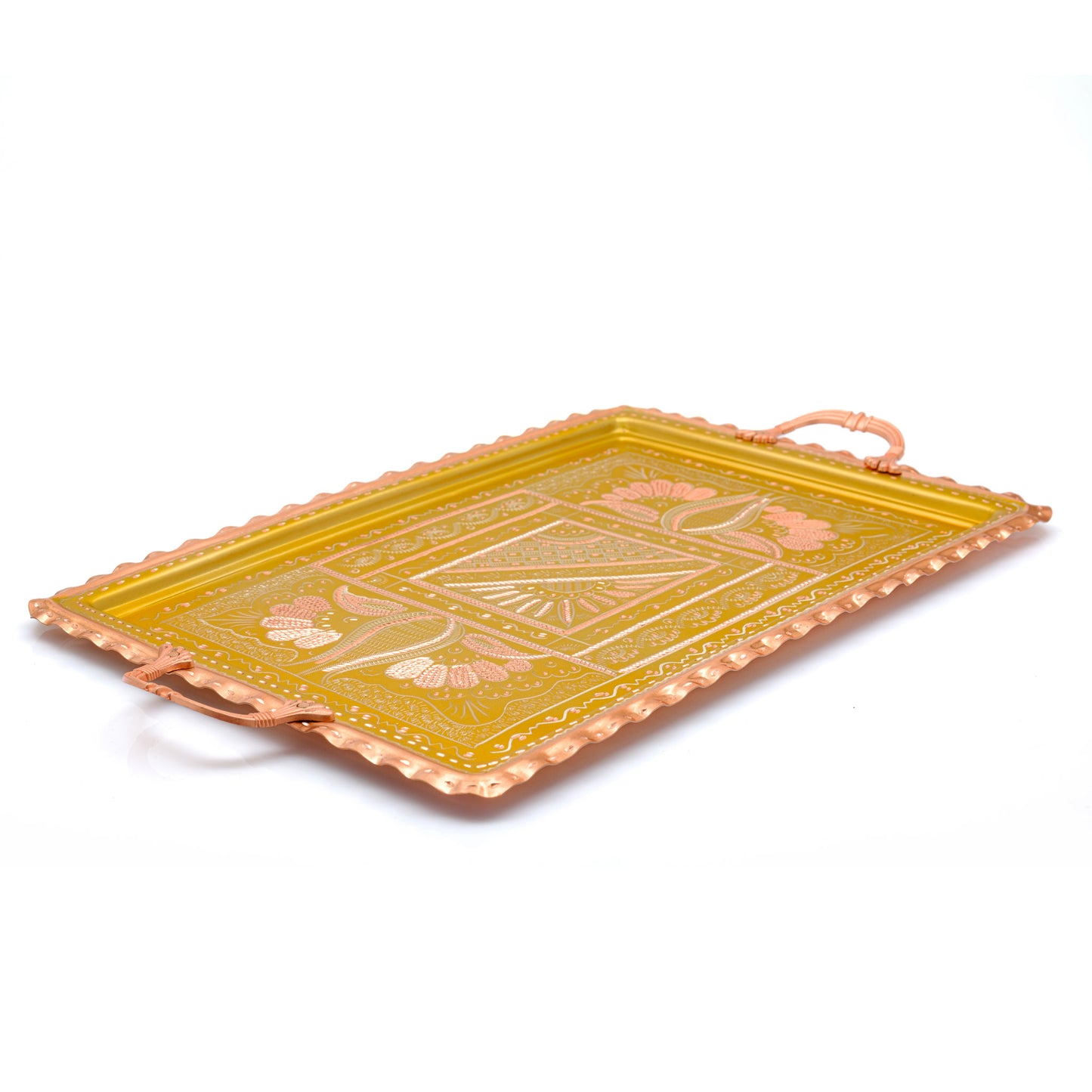 Servis Tepsisi Dikdörtgen, 39 Cm, Beyaz