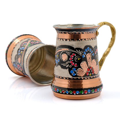 Kalaylı Kokteyl, Bira, Ayran Bardağı, 430 Ml, Mavi