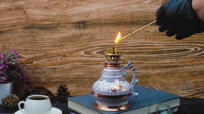 Bakır Gaz Lambası, Beyaz