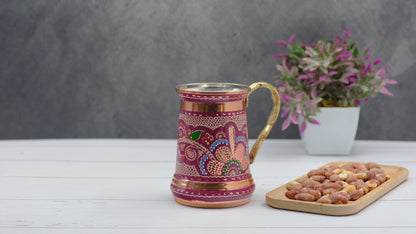 Kalaylı Kokteyl, Bira, Ayran Bardağı, 430 Ml, Lila