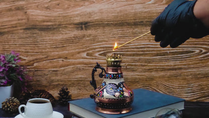 Bakır Gaz Lambası, Renkli