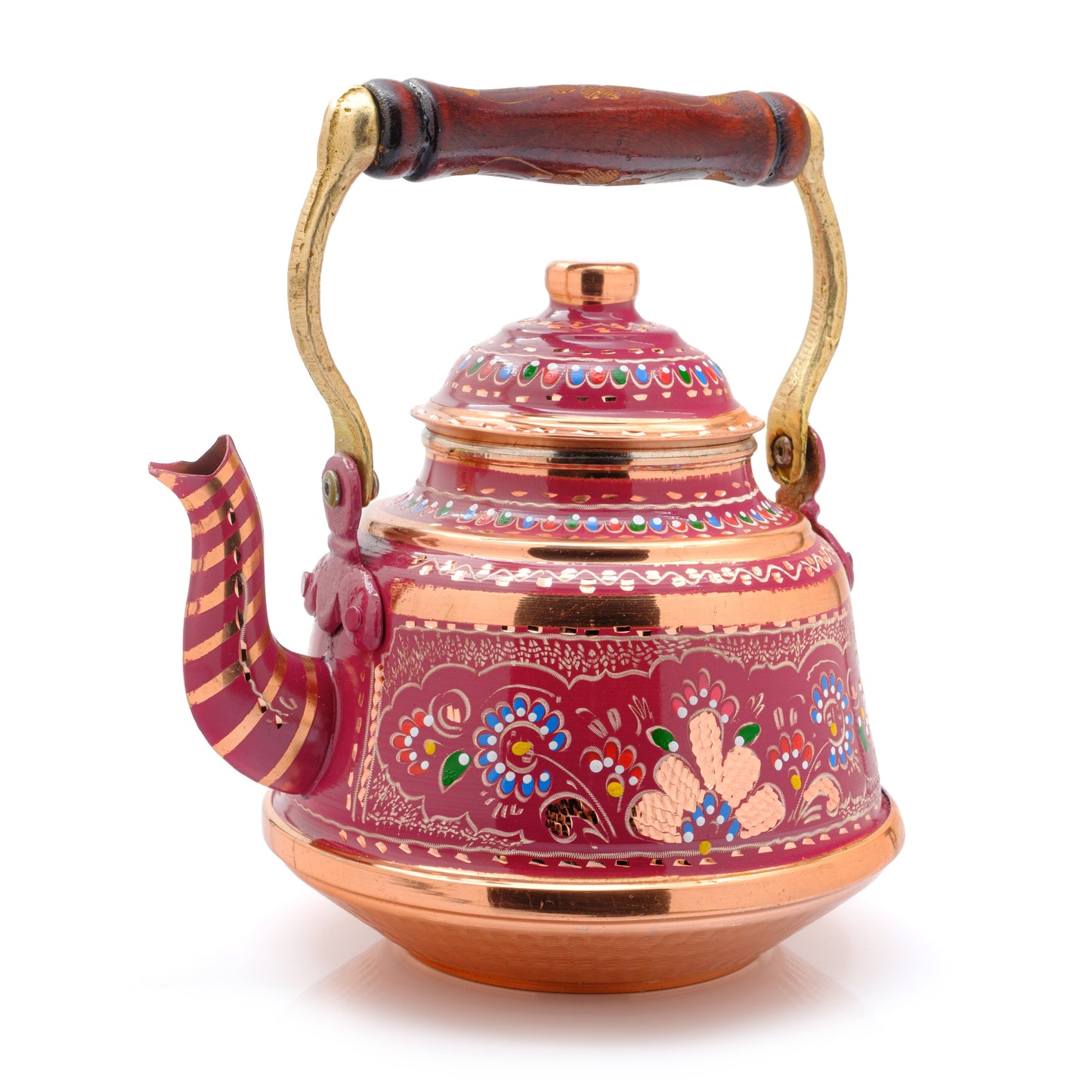 Bakır Çaydanlık, 1600 Ml-3200 Ml, Altın