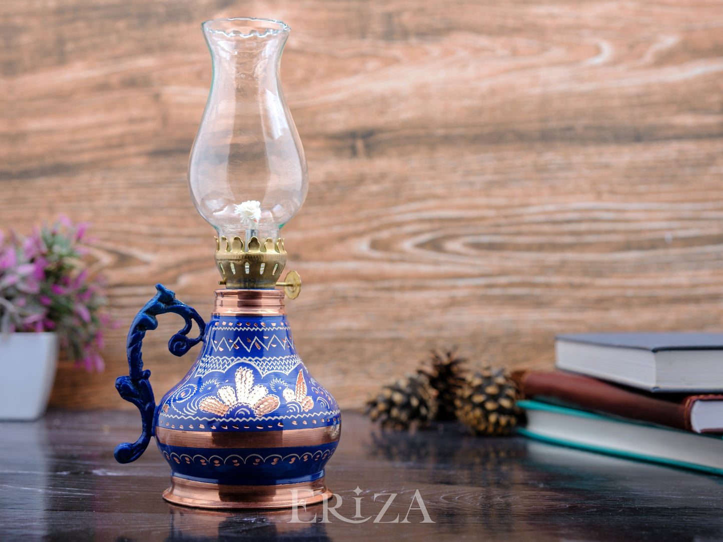 Bakır Gaz Lambası, Mavi