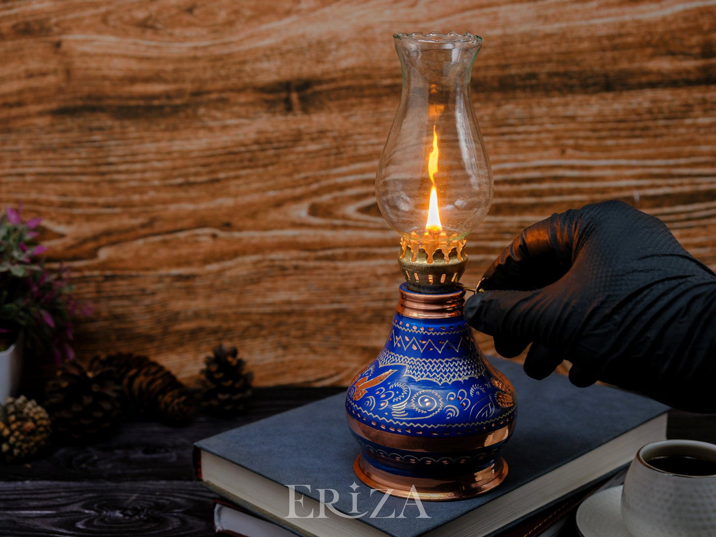 Bakır Gaz Lambası, Mavi