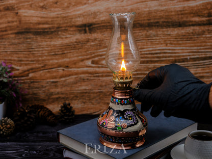 Bakır Gaz Lambası, Renkli