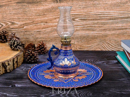 Bakır Gaz Lambası, Renkli