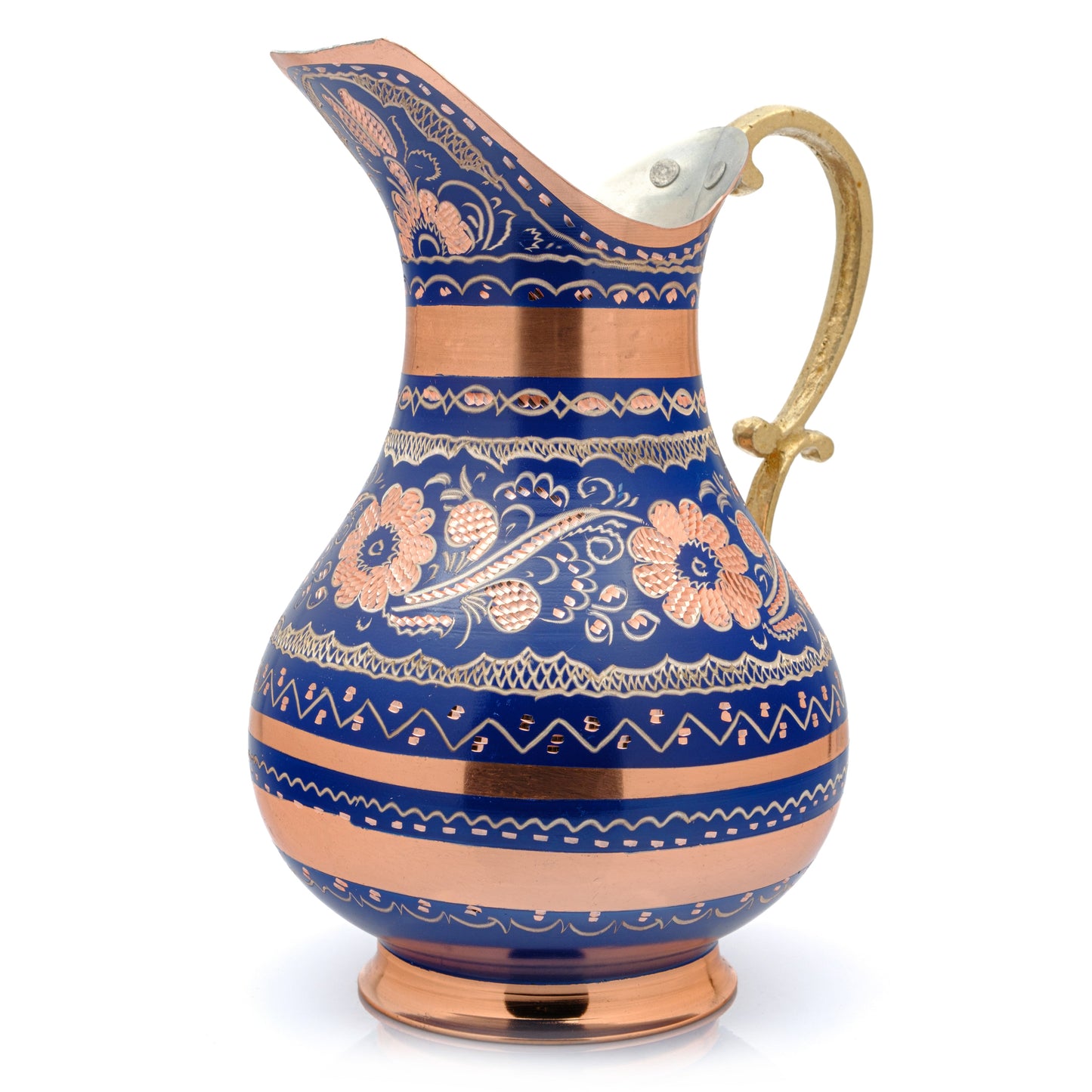 Bakır Sürahi, 2000 Ml, Lila