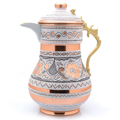 Bakır Kapaklı Sürahi, 2200 Ml, Lila